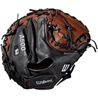 Wilson Guante de Béisbol- A500- Todas las Posiciones- Jugadores Júniores- Cuero de Plena Flor